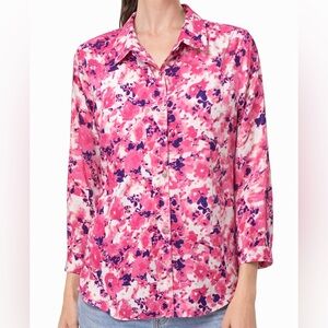 Wendy Williams Pink Button Down Shirt